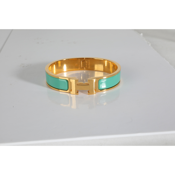 HERMES Clic H Bracelet in Gold Plated - Picture 7 of 7